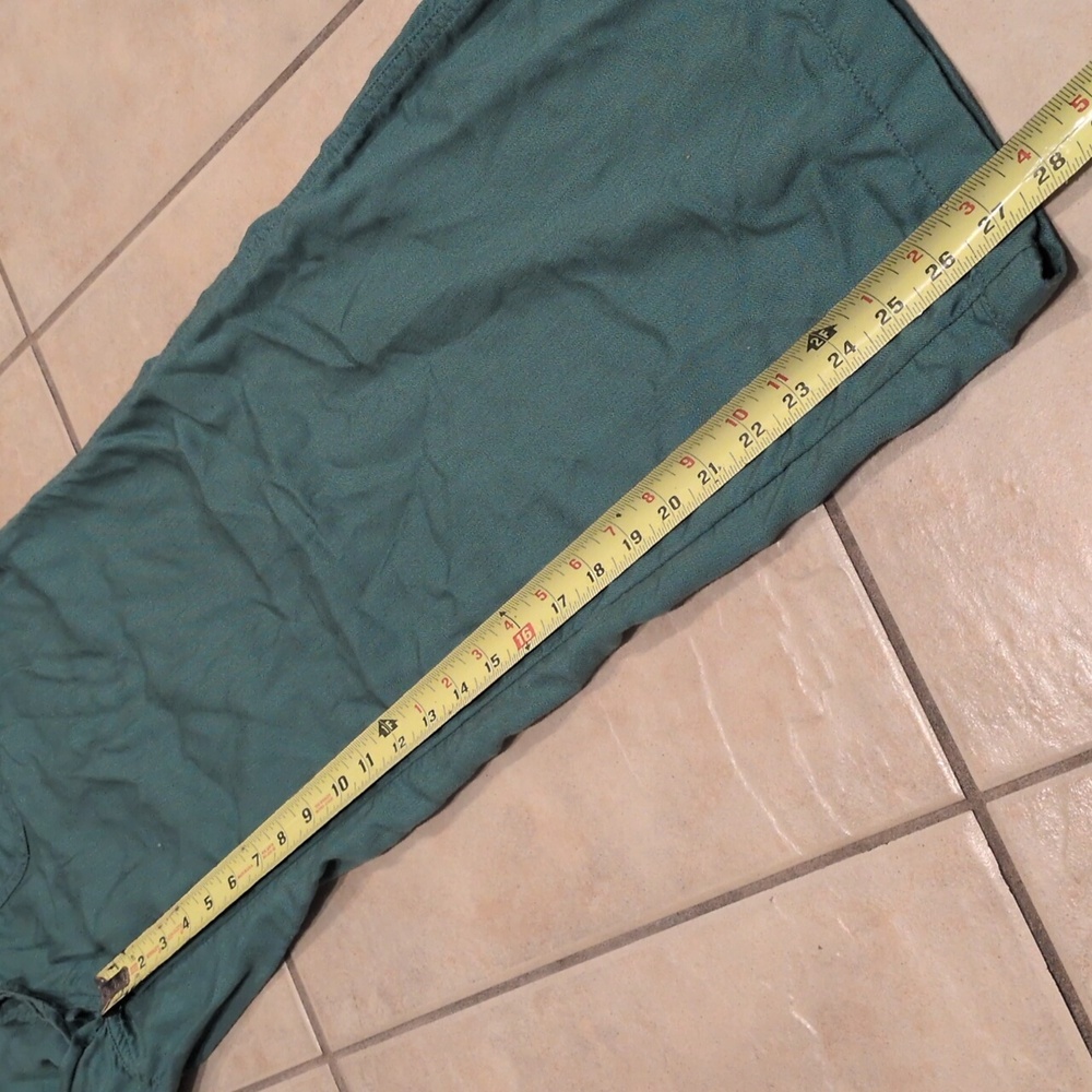 Lands End Green Palazzo Wide-Leg Pants Size 6P - Picture 3 of 5